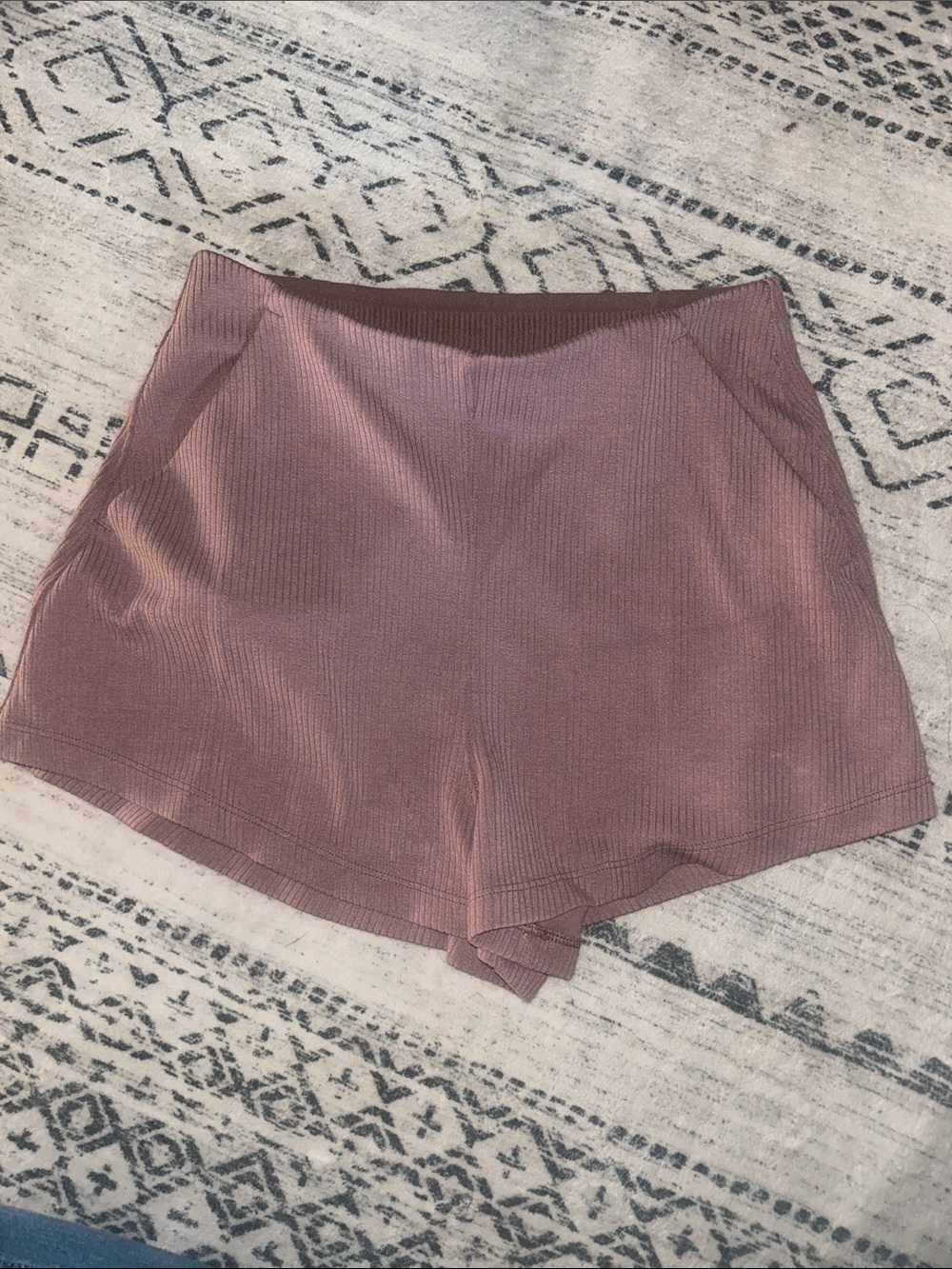 Lululemon Modal-Blend Ribbed High-Rise Shorts